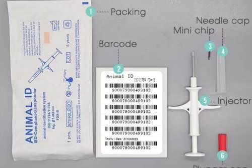 900 Σύριγγα με microchip 1,4mm