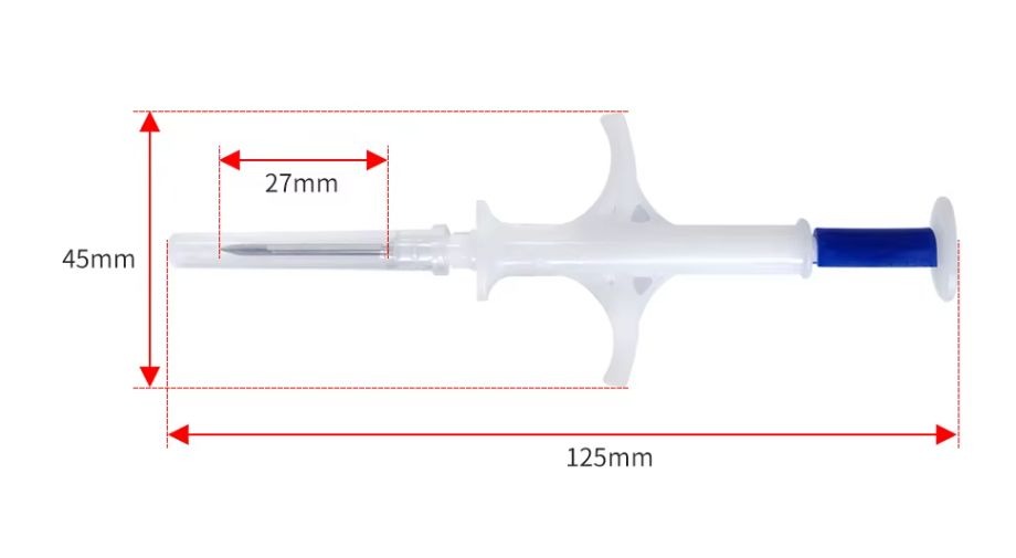 900 Σύριγγα με microchip 1,4mm